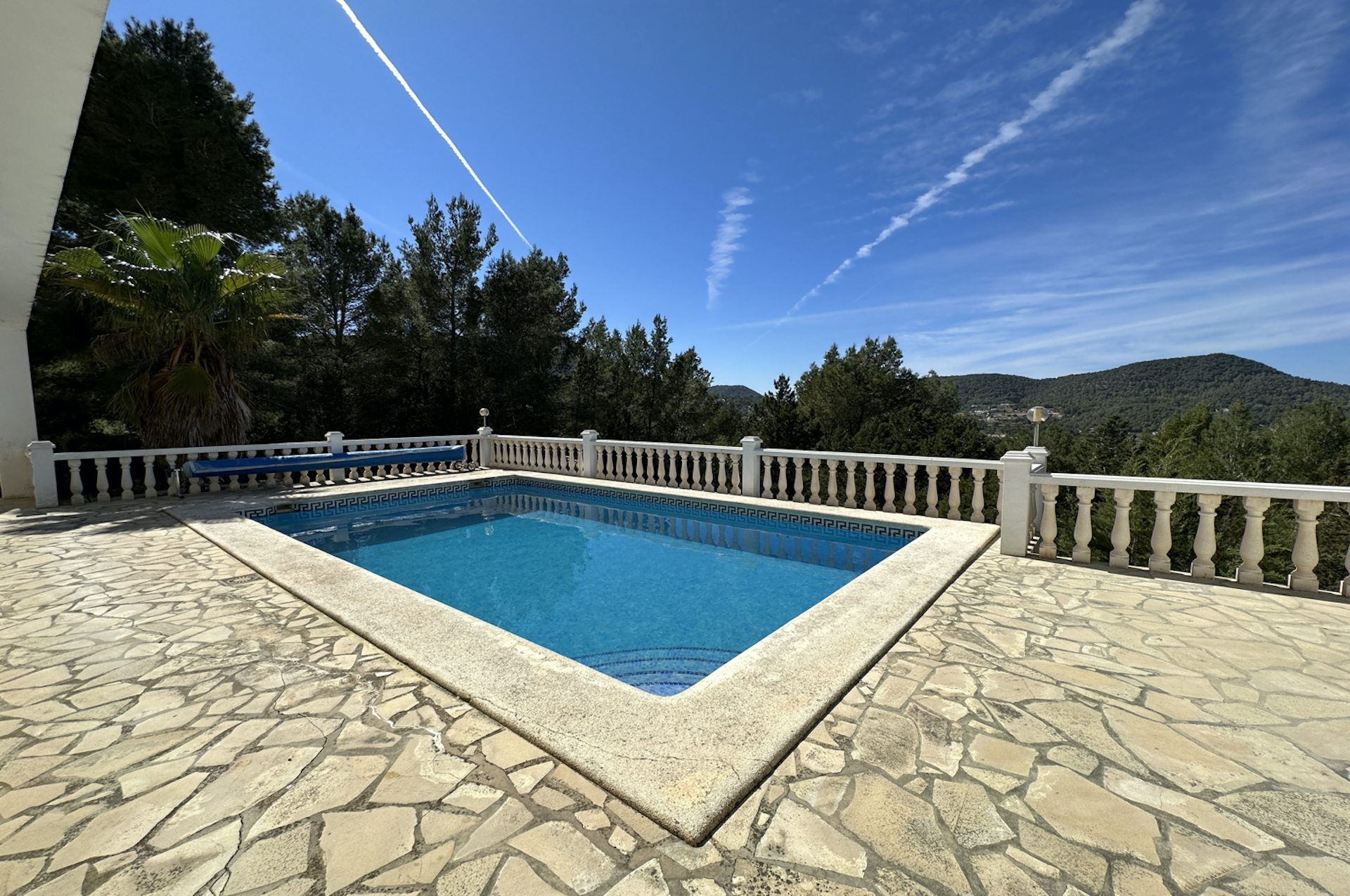 Resa estates Ibiza villa for sale renovation pool san jose pool .jpg